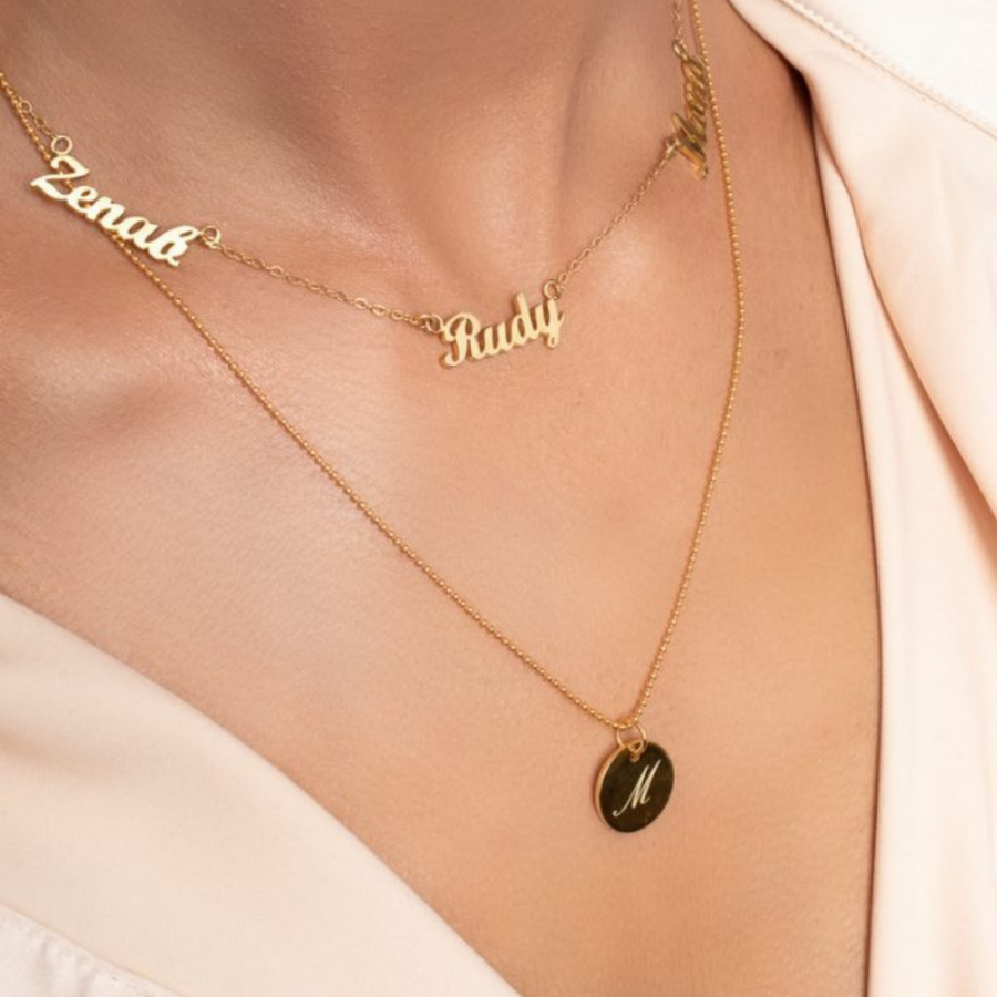 3 Names Necklace